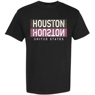 Houston Mirrored Logo Garment-Dyed Heavyweight T-Shirt