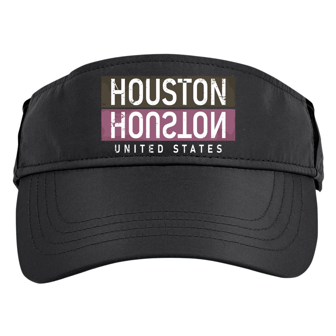 Houston Mirrored Logo Adult Drive Performance Visor