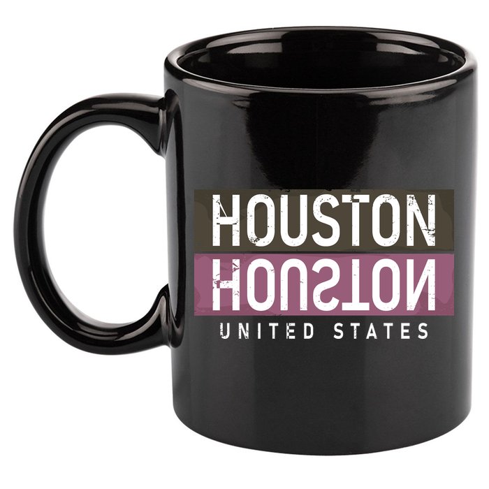 Houston Mirrored Logo 11oz C Handle Ceramic Mug