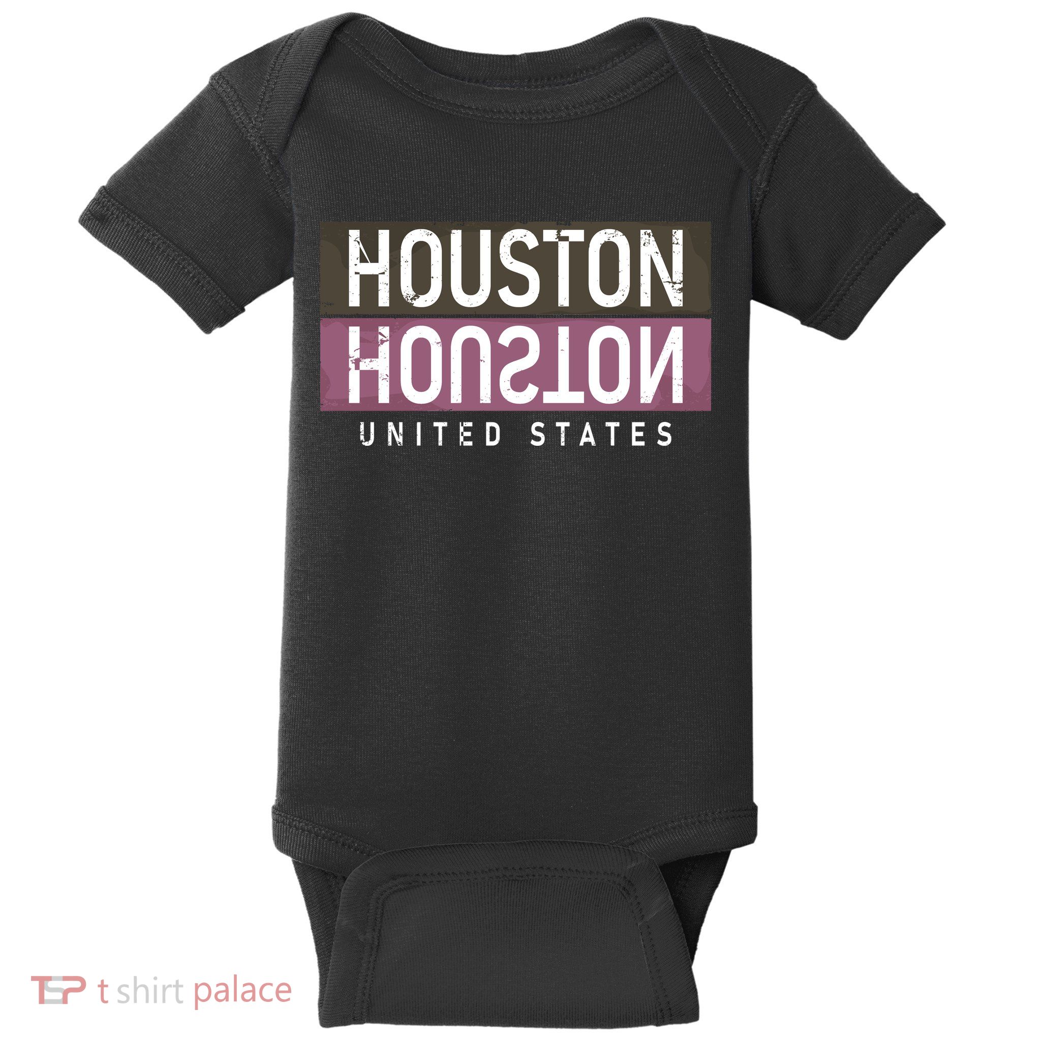 Houston Mirrored Logo Baby Bodysuit