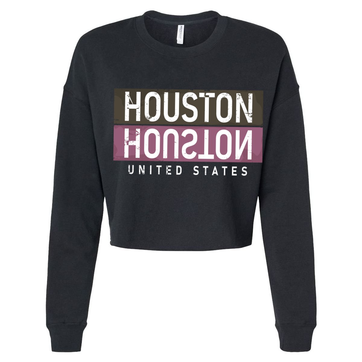 Houston Mirrored Logo Cooling Performance Crew T-Shirt
