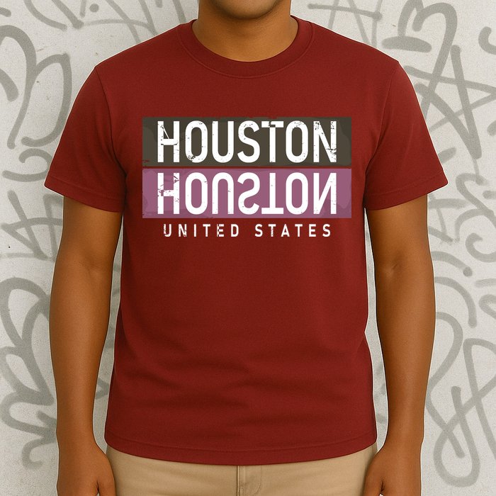 Houston Mirrored Logo T-Shirt