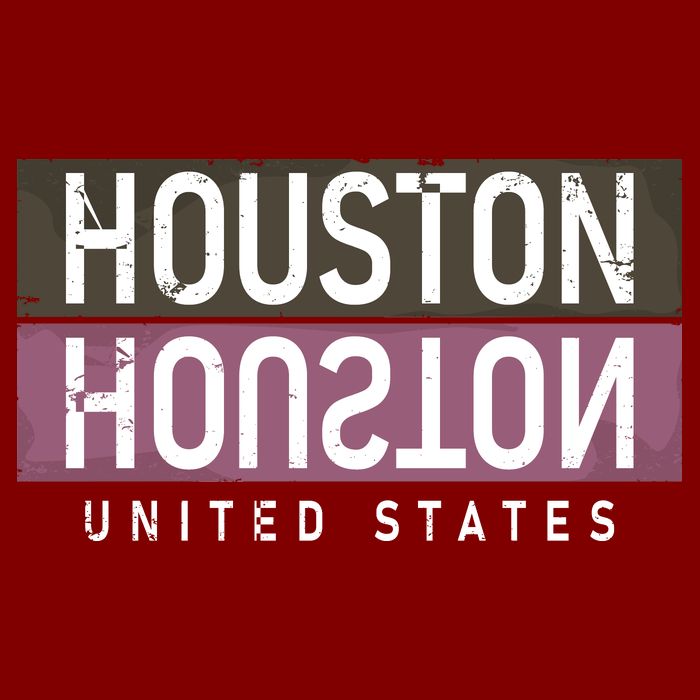 Houston Mirrored Logo T-Shirt