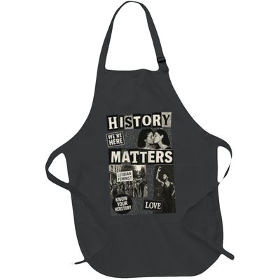 History Matters Lesbian Feminist Pride Design Apron