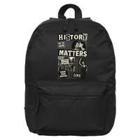 History Matters Lesbian Feminist Pride Design 16 in Basic Backpack