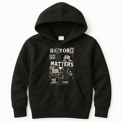 History Matters Lesbian Feminist Pride Design Kids Hoodie