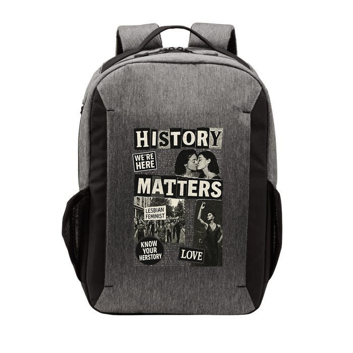 History Matters Lesbian Feminist Pride Design Vector Backpack