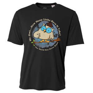 How Many Licks Does It Take Funny  Cooling Performance Crew T-Shirt