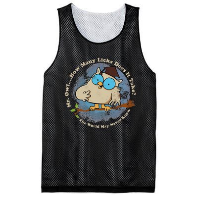 How Many Licks Does It Take Funny  Mesh Reversible Basketball Jersey Tank