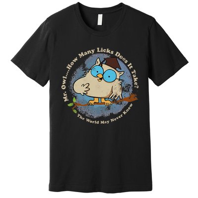 How Many Licks Does It Take Funny  Premium T-Shirt