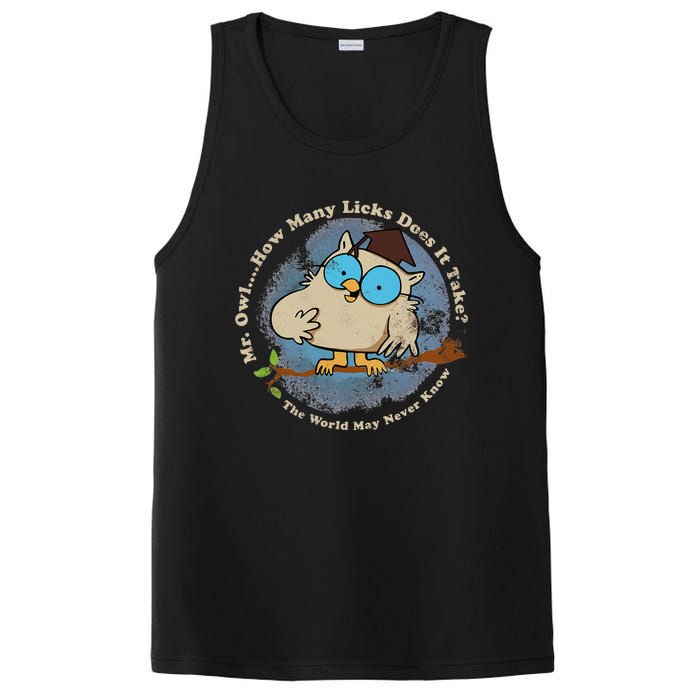 How Many Licks Does It Take Funny  PosiCharge Competitor Tank