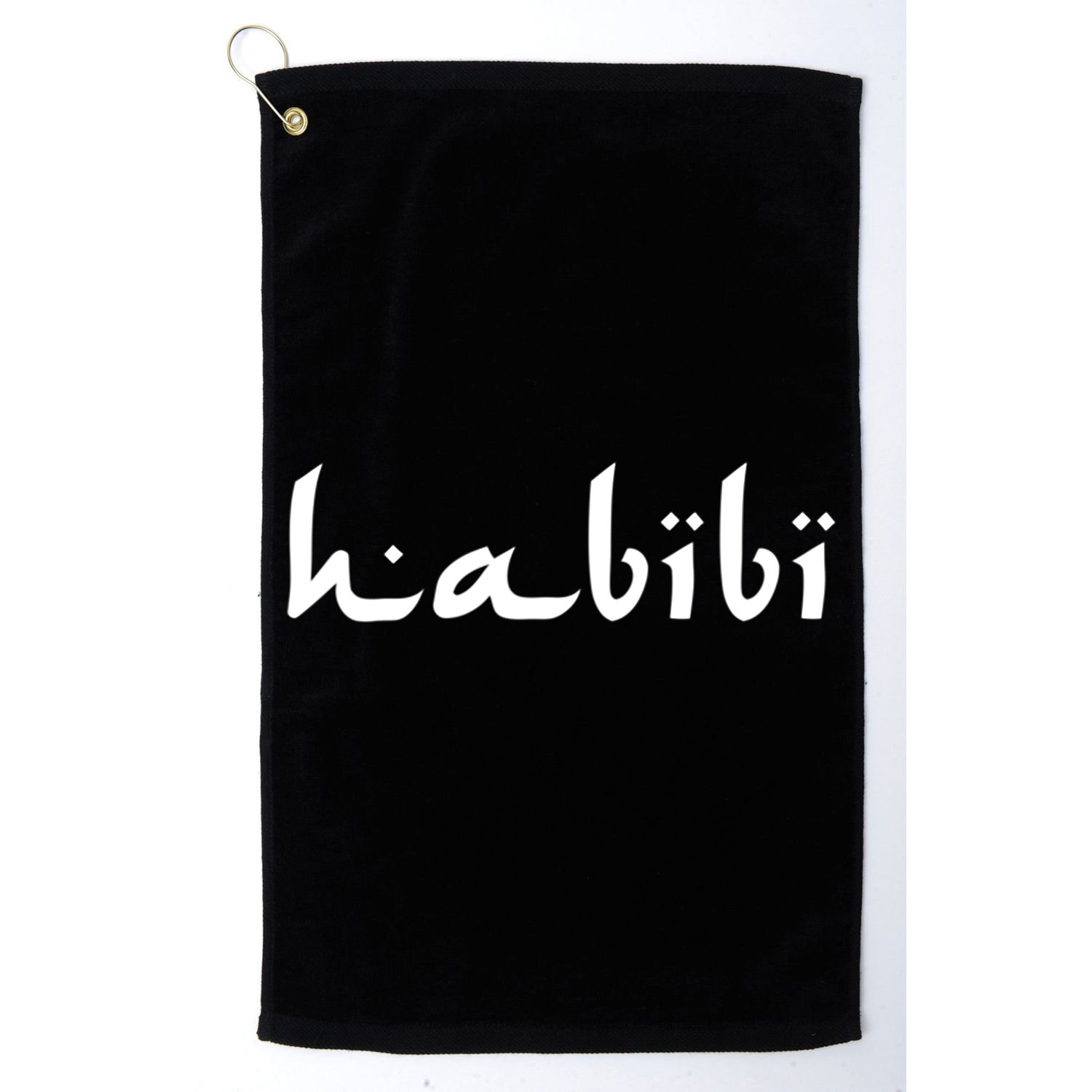 Habibi My Love Arabic English Scripgift Cute Gift Golf Towel