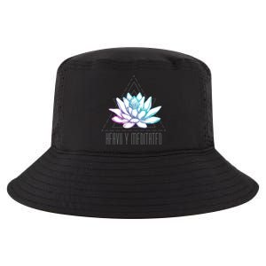 Heavily Meditated Lotus Minimalist Meditation Spiritual Gift Cool Comfort Performance Bucket Hat