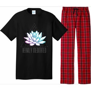 Heavily Meditated Lotus Minimalist Meditation Spiritual Gift Pajama Set