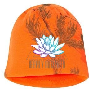 Heavily Meditated Lotus Minimalist Meditation Spiritual Gift Kati - Camo Knit Beanie