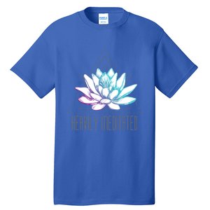 Heavily Meditated Lotus Minimalist Meditation Spiritual Gift Tall T-Shirt