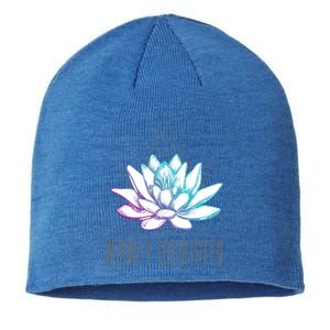 Heavily Meditated Lotus Minimalist Meditation Spiritual Gift Sustainable Beanie