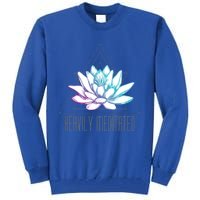 Heavily Meditated Lotus Minimalist Meditation Spiritual Gift Tall Sweatshirt