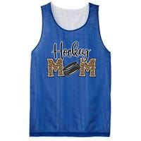 Hockey Mom Leopard Print Cheetah Ice Hockey Proud Mother Cool Gift Mesh Reversible Basketball Jersey Tank