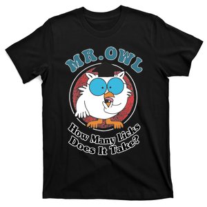 How Many Licks Does It Take Funny Owl Sarcastic T-Shirt