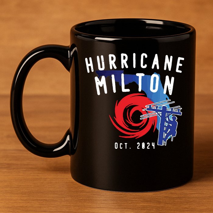Hurricane Milton Lineman Storm  American Lineman Journeyman 11oz C Handle Ceramic Mug