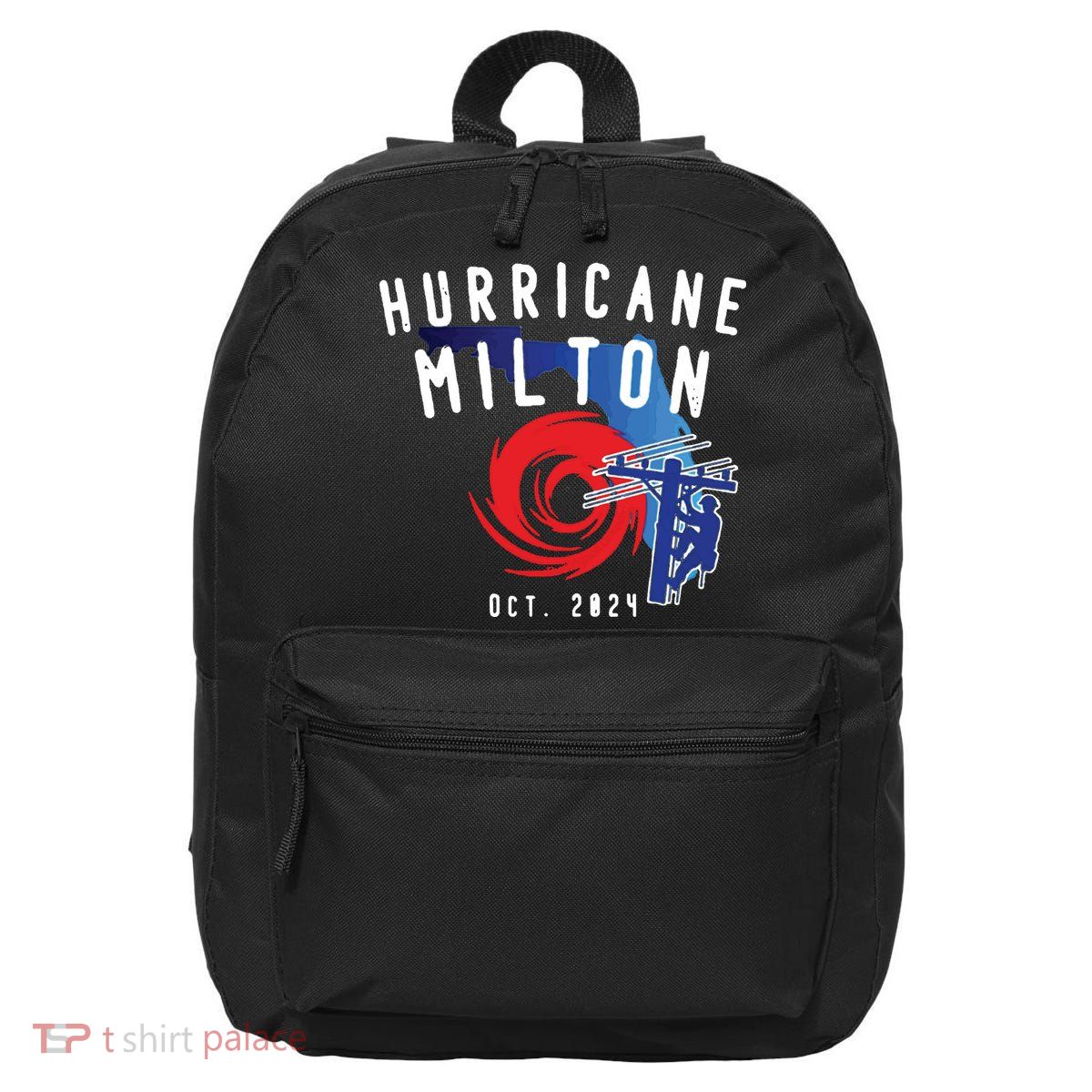 Hurricane Milton Lineman Storm  American Lineman Journeyman 16 in Basic Backpack