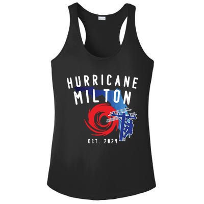 Hurricane Milton Lineman Storm  American Lineman Journeyman Ladies PosiCharge Competitor Racerback Tank