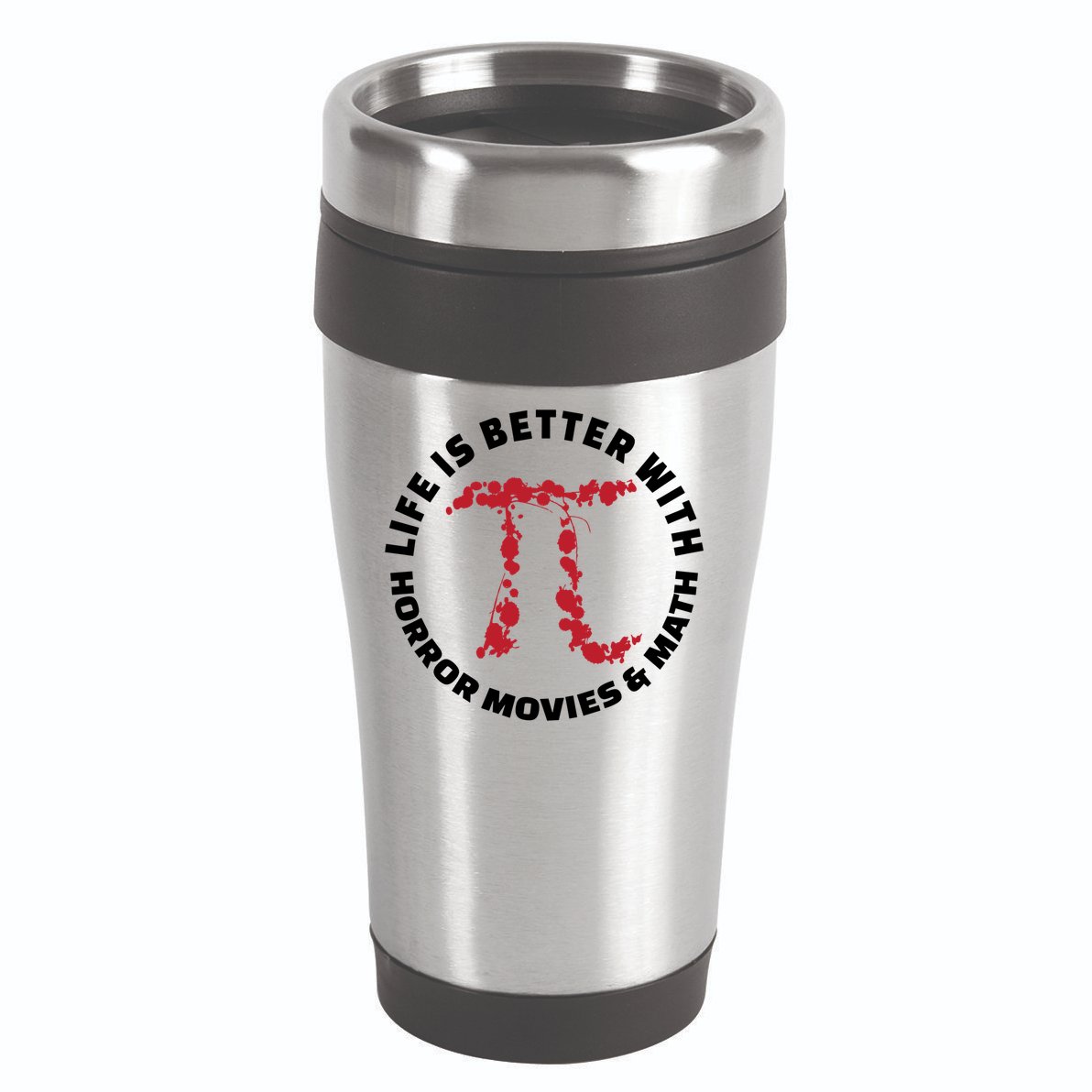 Horror Movie Lover Math Enthusiasts Cool Gift Pi Symbol Pi Day Art Cute Gift 16oz Travel Tumbler