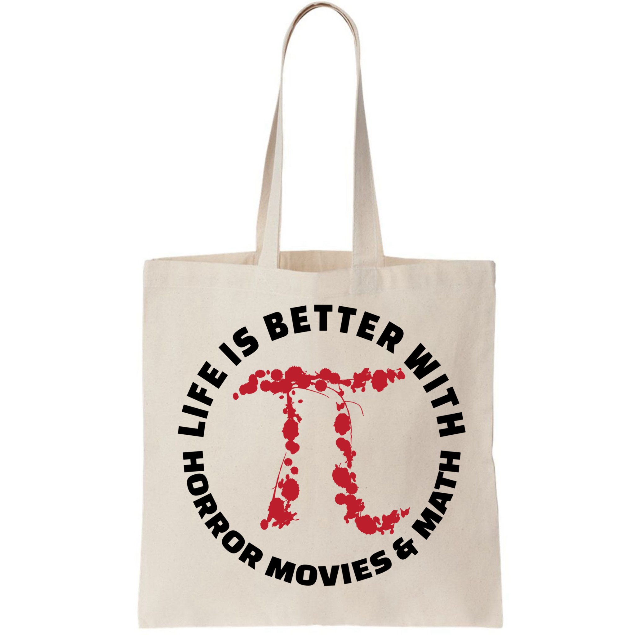 Horror Movie Lover Math Enthusiasts Cool Gift Pi Symbol Pi Day Art Cute Gift Bag