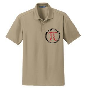 Horror Movie Lover Math Enthusiasts Cool Gift Pi Symbol Pi Day Art Cute Gift Dry Zone Grid Polo