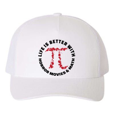 Horror Movie Lover Math Enthusiasts Cool Gift Pi Symbol Pi Day Art Cute Gift Yupoong Adult 5-Panel Trucker Hat