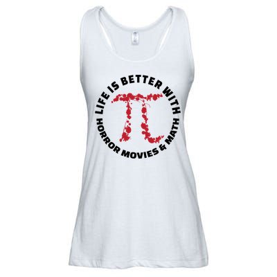 Horror Movie Lover Math Enthusiasts Cool Gift Pi Symbol Pi Day Art Cute Gift Ladies Essential Flowy Tank