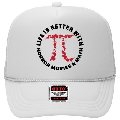 Horror Movie Lover Math Enthusiasts Cool Gift Pi Symbol Pi Day Art Cute Gift Trucker Hat