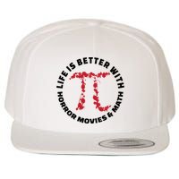 Horror Movie Lover Math Enthusiasts Cool Gift Pi Symbol Pi Day Art Cute Gift Wool Snapback Cap