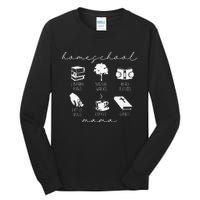 Homeschool Mama Library Runs Nature Walks Homeschool Mom Tall Long Sleeve T-Shirt