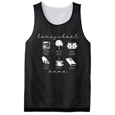 Homeschool Mama Library Runs Nature Walks Homeschool Mom Mesh Reversible Basketball Jersey Tank