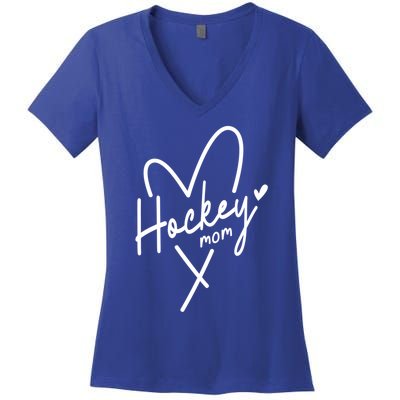 Hockey Mom Love Gift Women's V-Neck T-Shirt