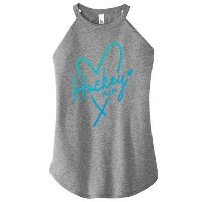 Hockey Mom Love Gift Women’s Perfect Tri Rocker Tank