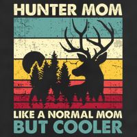 Hunter Mom Like Normal Mom But Cooler Retro Funny Hunting Gift Hat