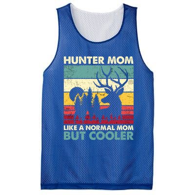 Hunter Mom Like Normal Mom But Cooler Retro Funny Hunting Gift Mesh Reversible Basketball Jersey Tank