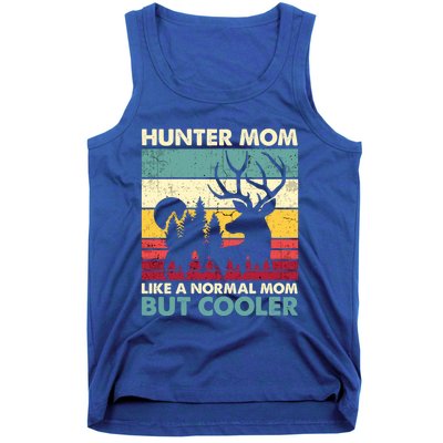 Hunter Mom Like Normal Mom But Cooler Retro Funny Hunting Gift Tank Top