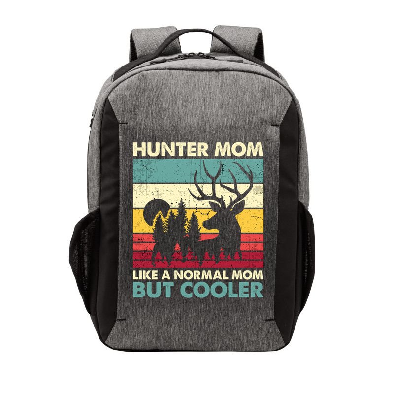 Hunter Mom Like Normal Mom But Cooler Retro Funny Hunting Gift Vector Backpack
