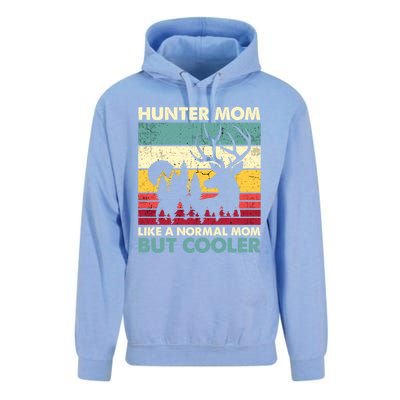 Hunter Mom Like Normal Mom But Cooler Retro Funny Hunting Gift Unisex Surf Hoodie