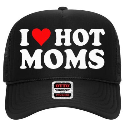 Hot Moms Love High Crown Mesh Back Trucker Hat