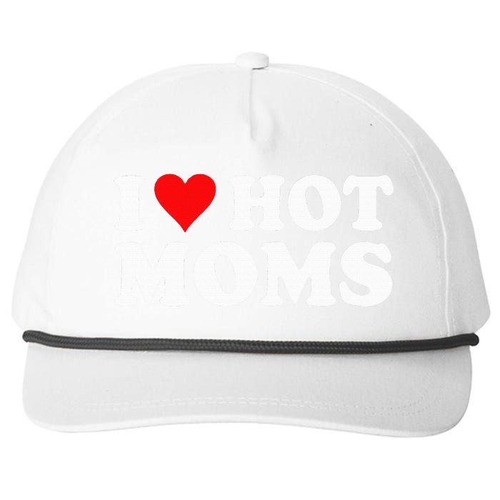 Hot Moms Love Snapback Five-Panel Rope Hat