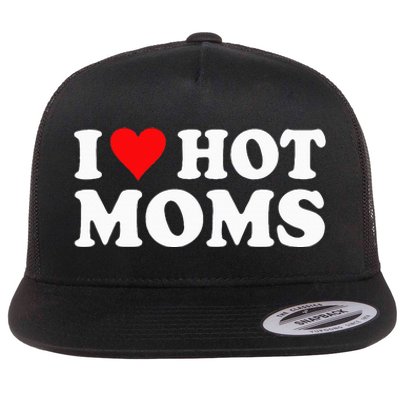 Hot Moms Love Flat Bill Trucker Hat