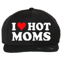 Hot Moms Love Wool Snapback Cap