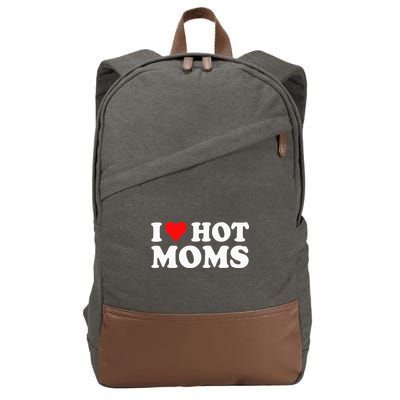 Hot Moms Love Cotton Canvas Backpack