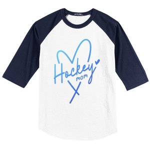 Hockey Mom Love Gift Baseball Sleeve Shirt