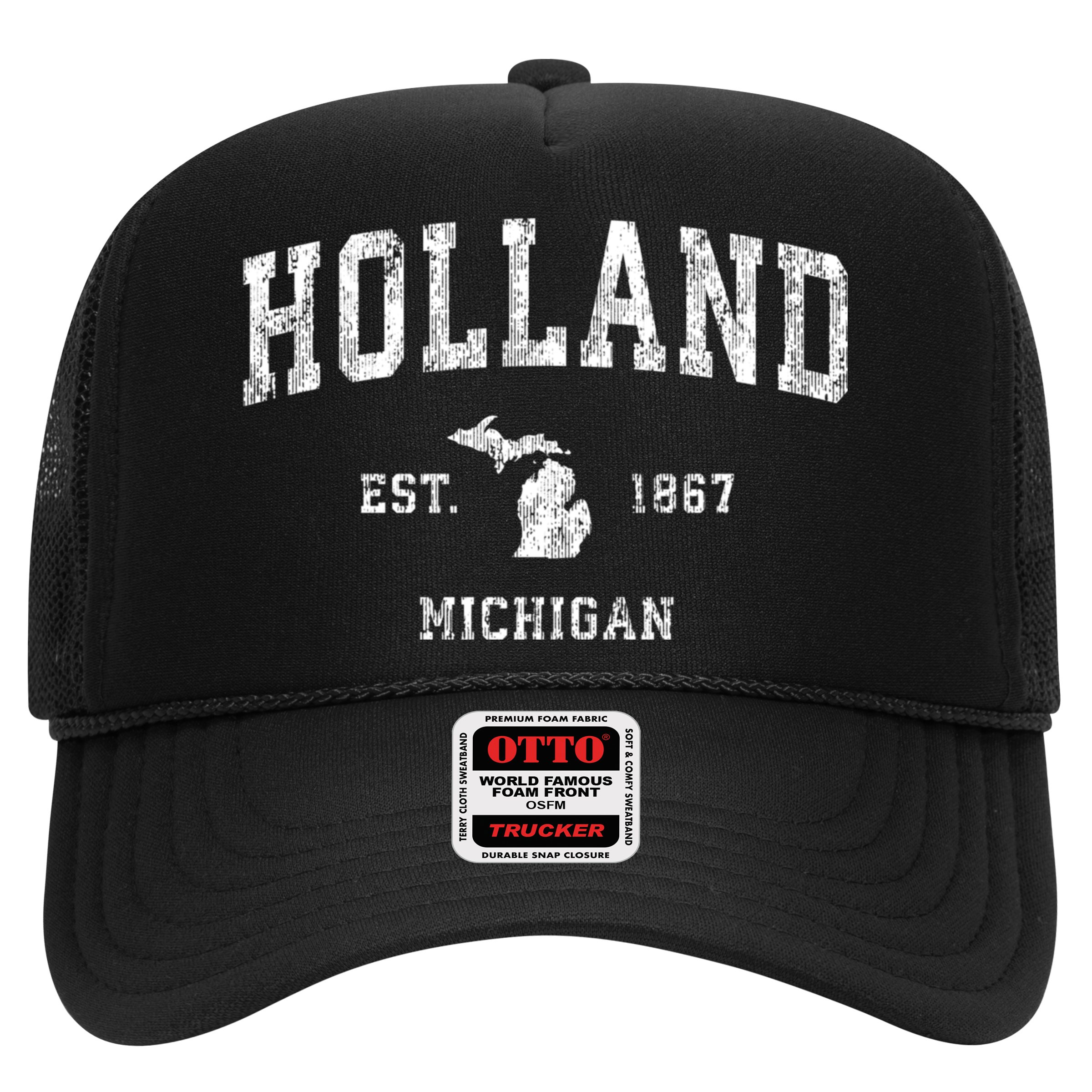 Holland Michigan Mi Vintage Athletic Sports Hat